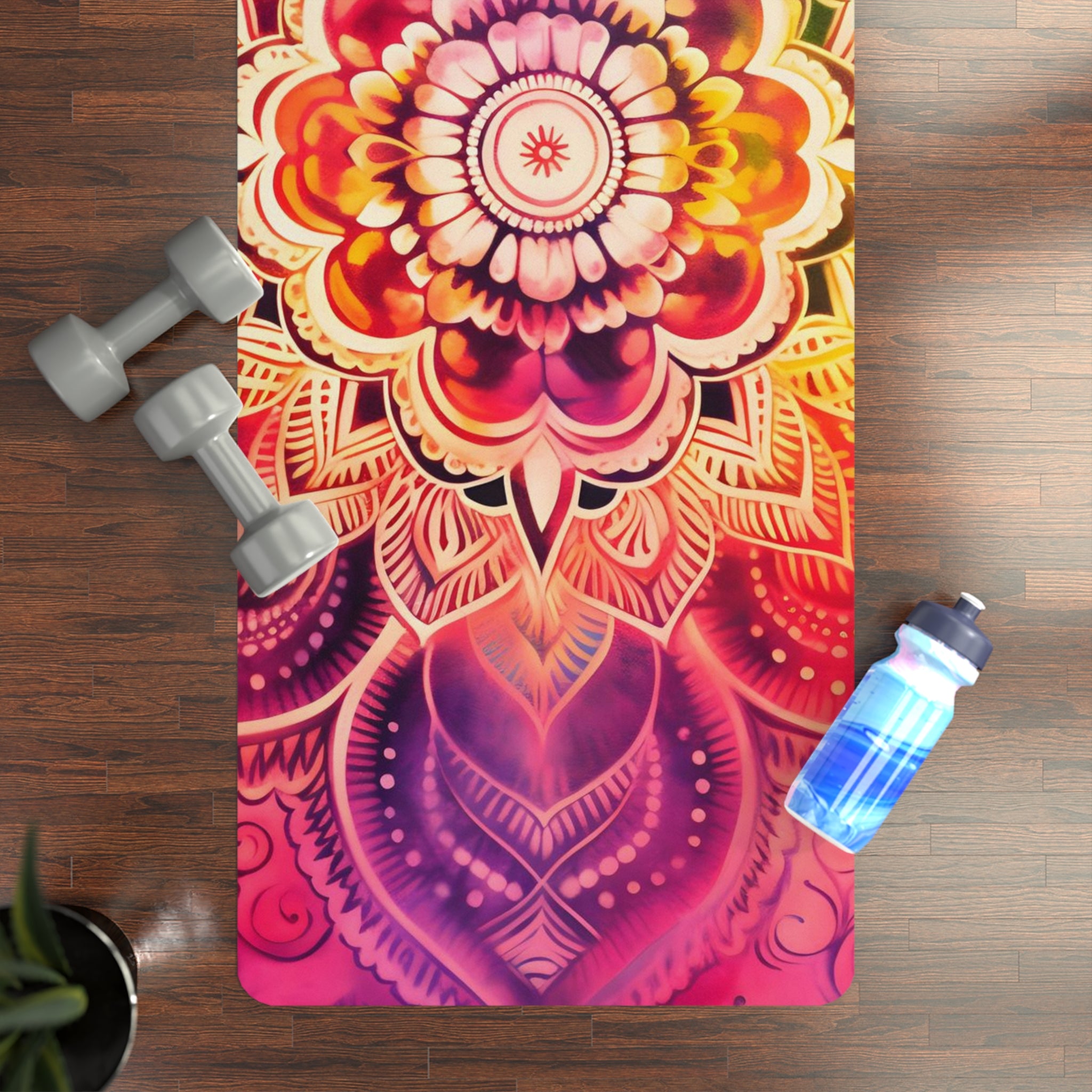 Yoga Mats by FNKY Rooster Designs