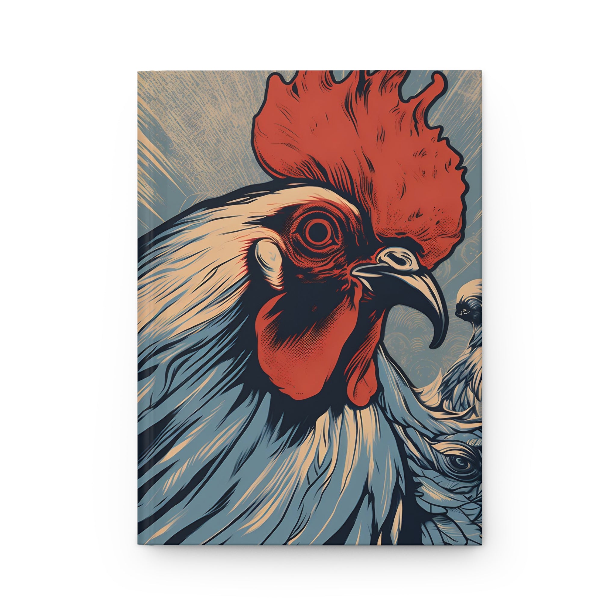 FNKY Rooster Hard Cover Notebook or Journal (Back to School / Gratitude / Manifesting Journal)