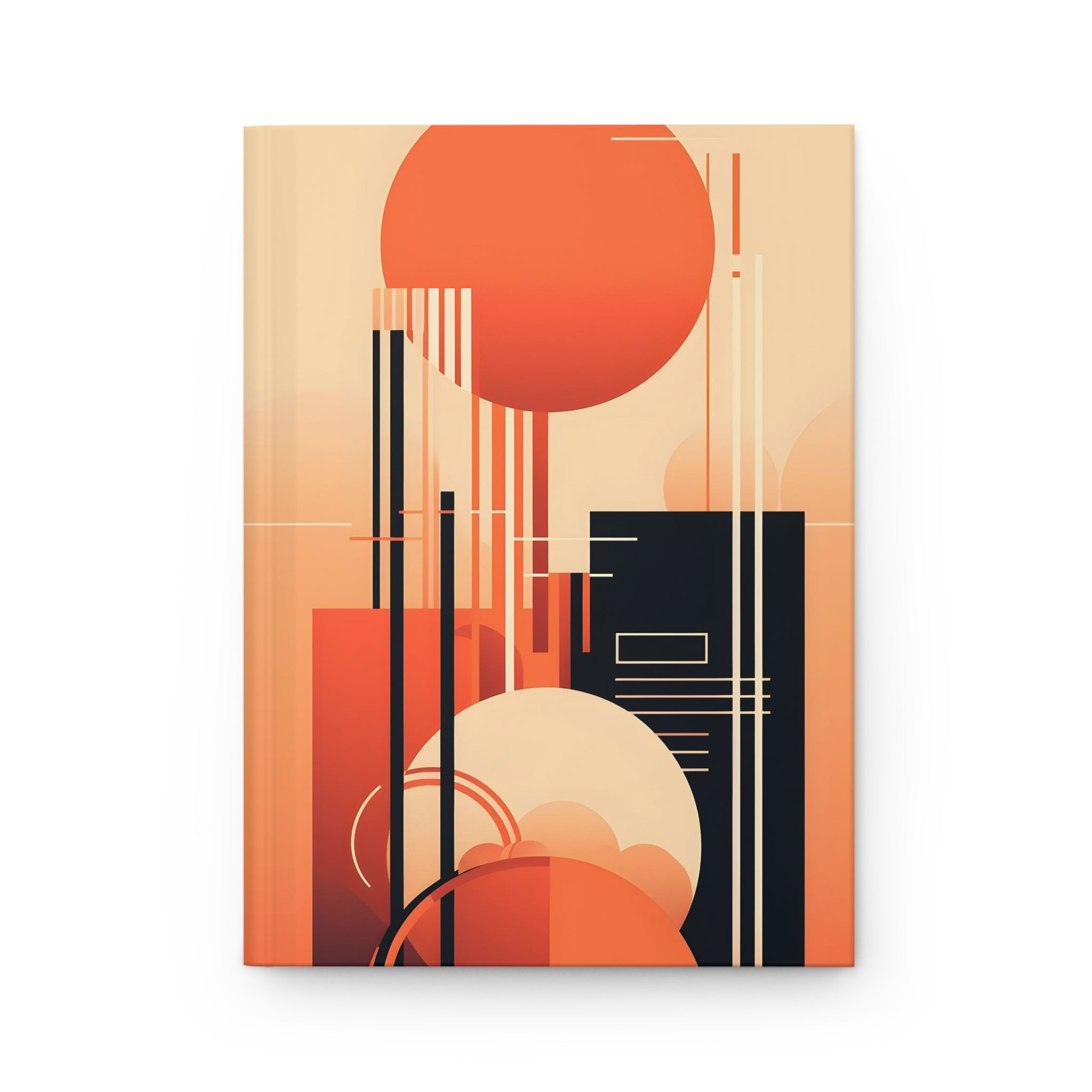 Art Deco Rule-Lined Hardcover Journal (Back to School / Gratitude / Manifesting Journal)