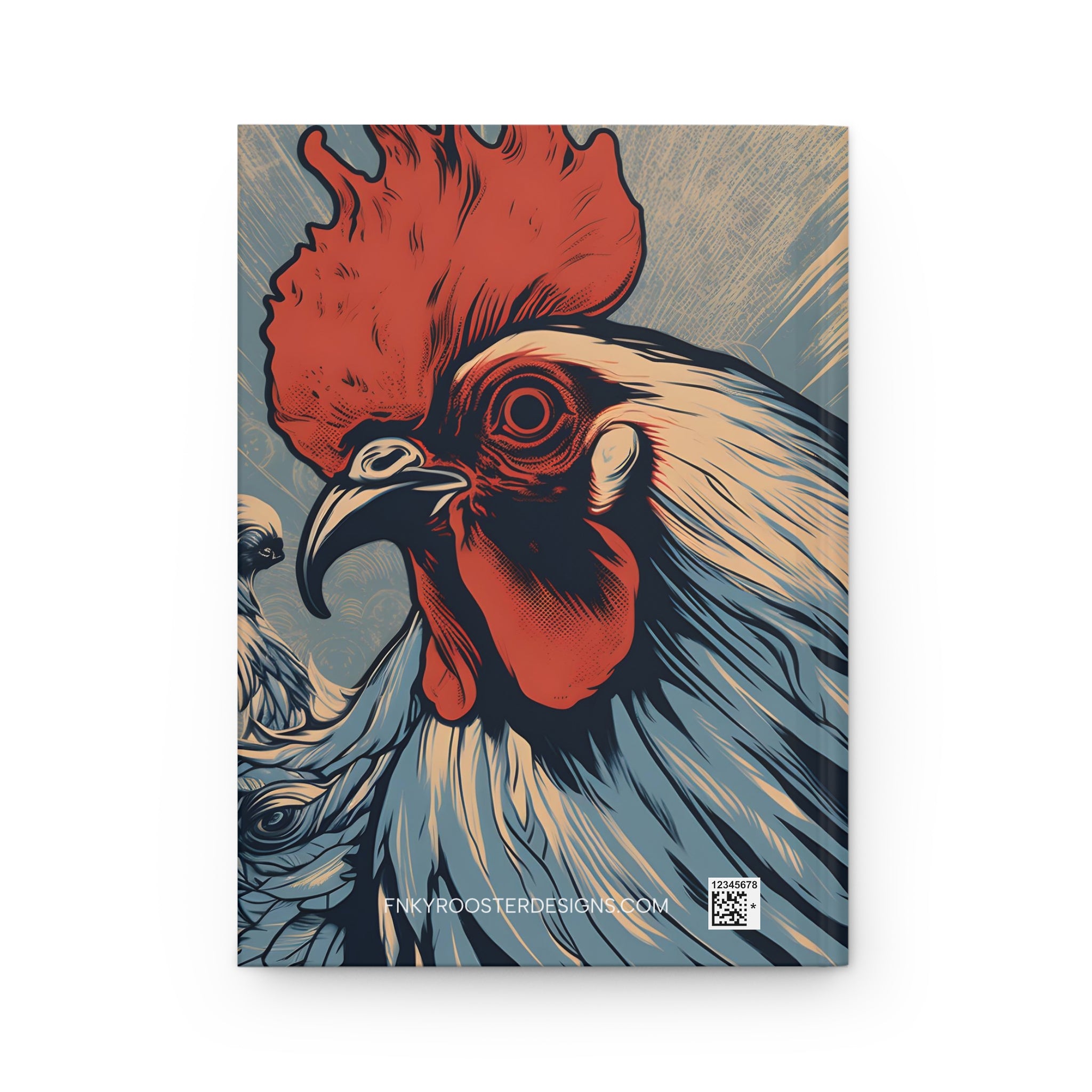 FNKY Rooster Hard Cover Notebook or Journal (Back to School / Gratitude / Manifesting Journal)