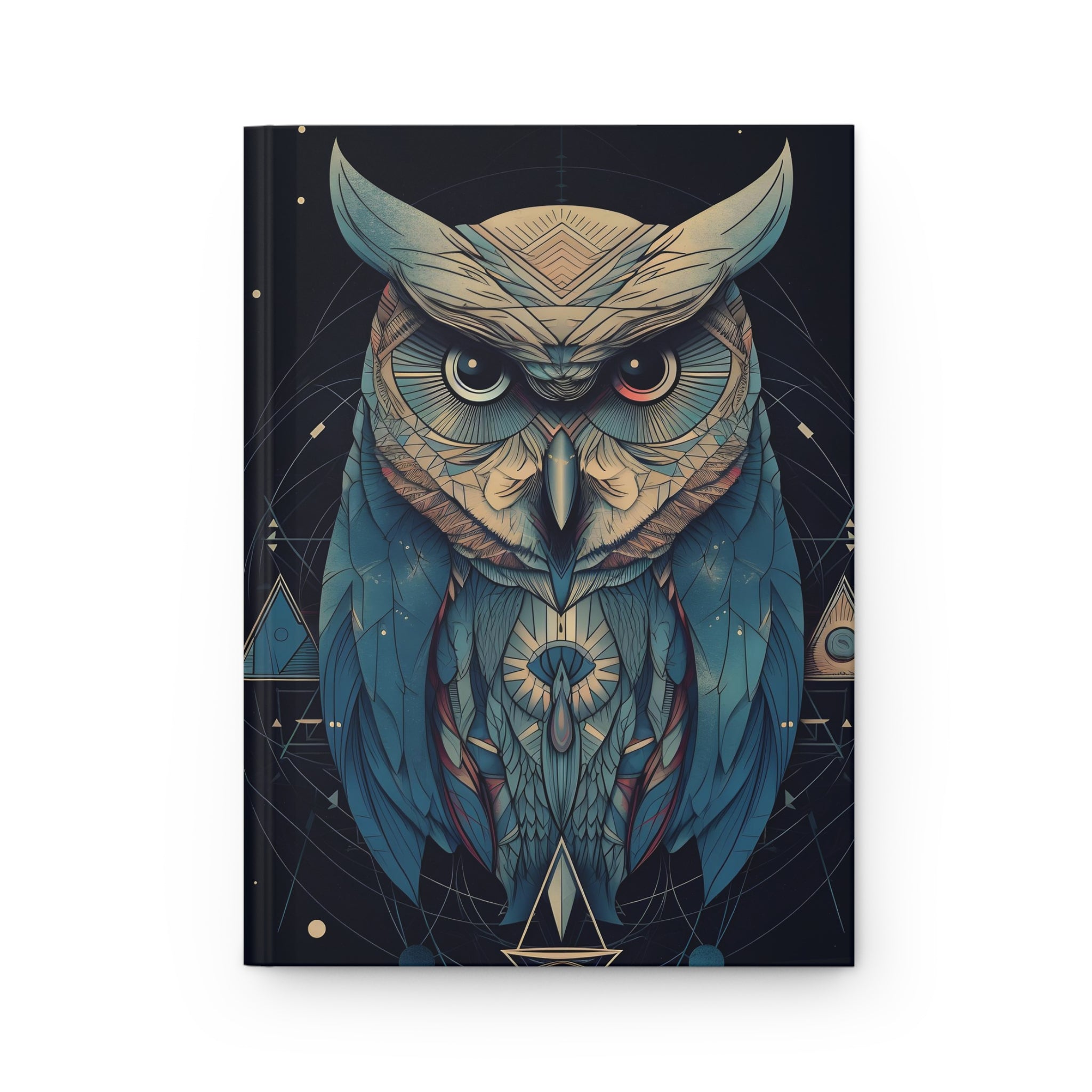 OWL Hardcover Journal Sacred Geometric  (Back to School / Gratitude / Manifesting Journal)