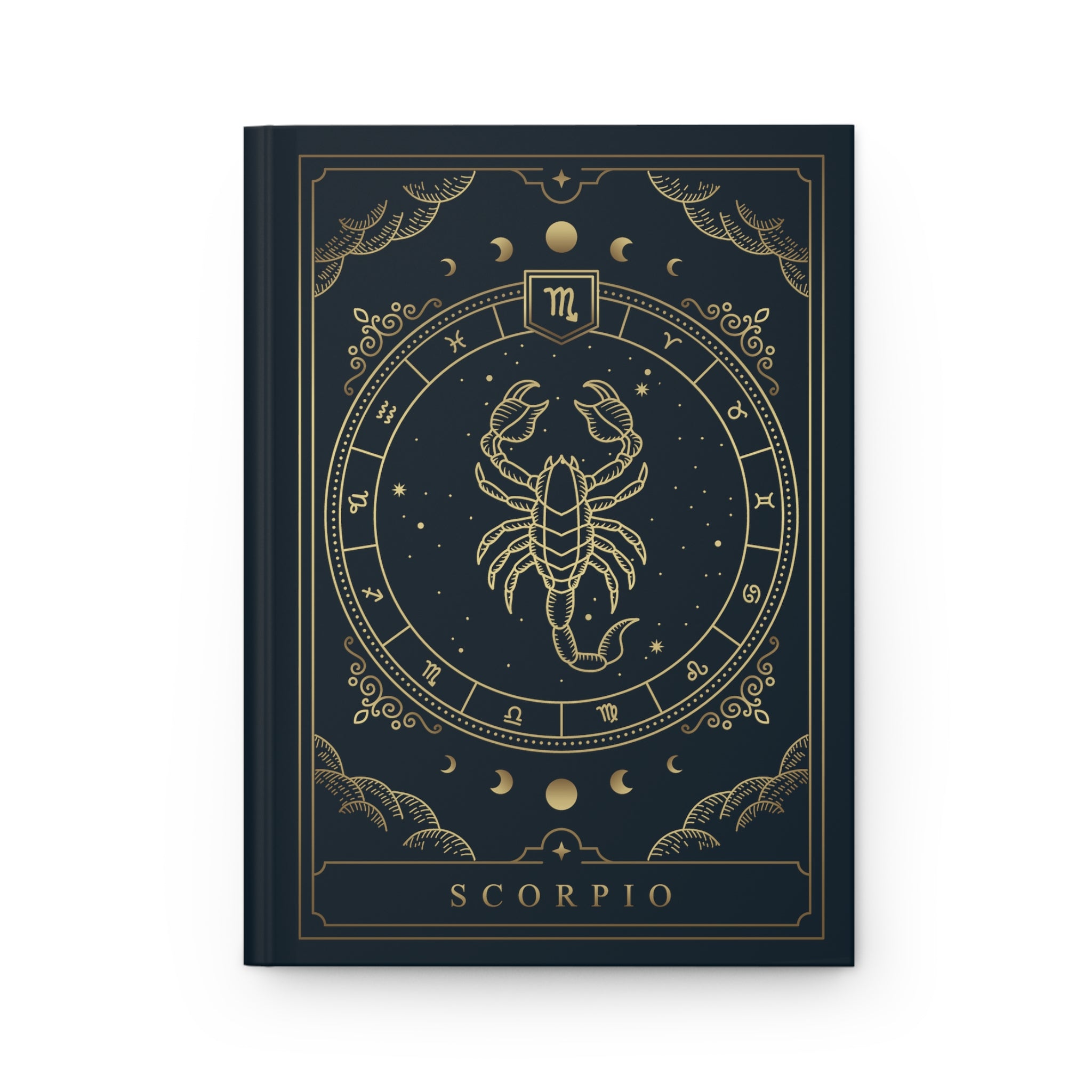Scorpio Horoscope Zodiac Matte Hardcover Journal Rule Lined Pages for the Enigmatic Scorpio