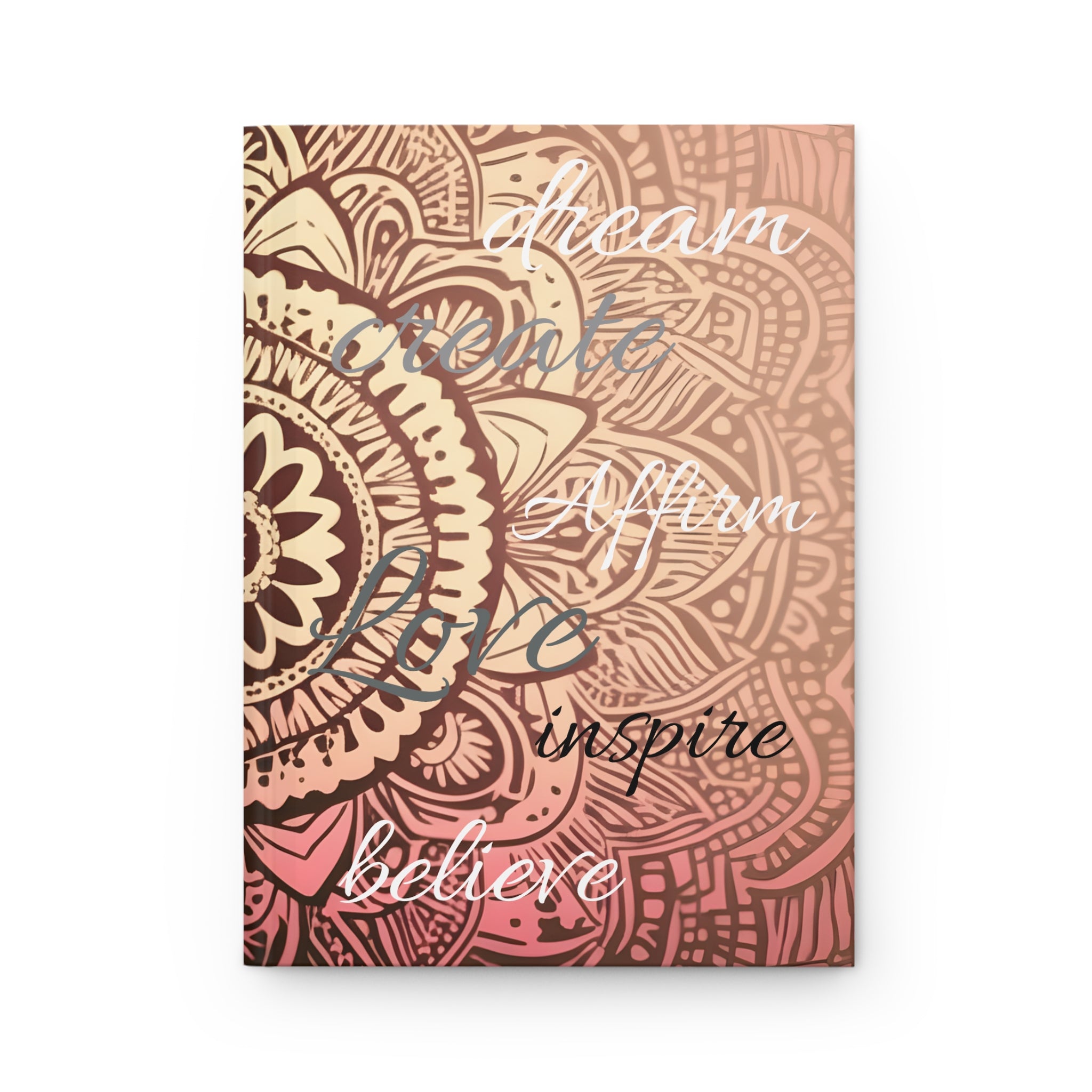 Golden Mandala Positivity Journal: Your Go-To Gratitude and Inspiration Journal