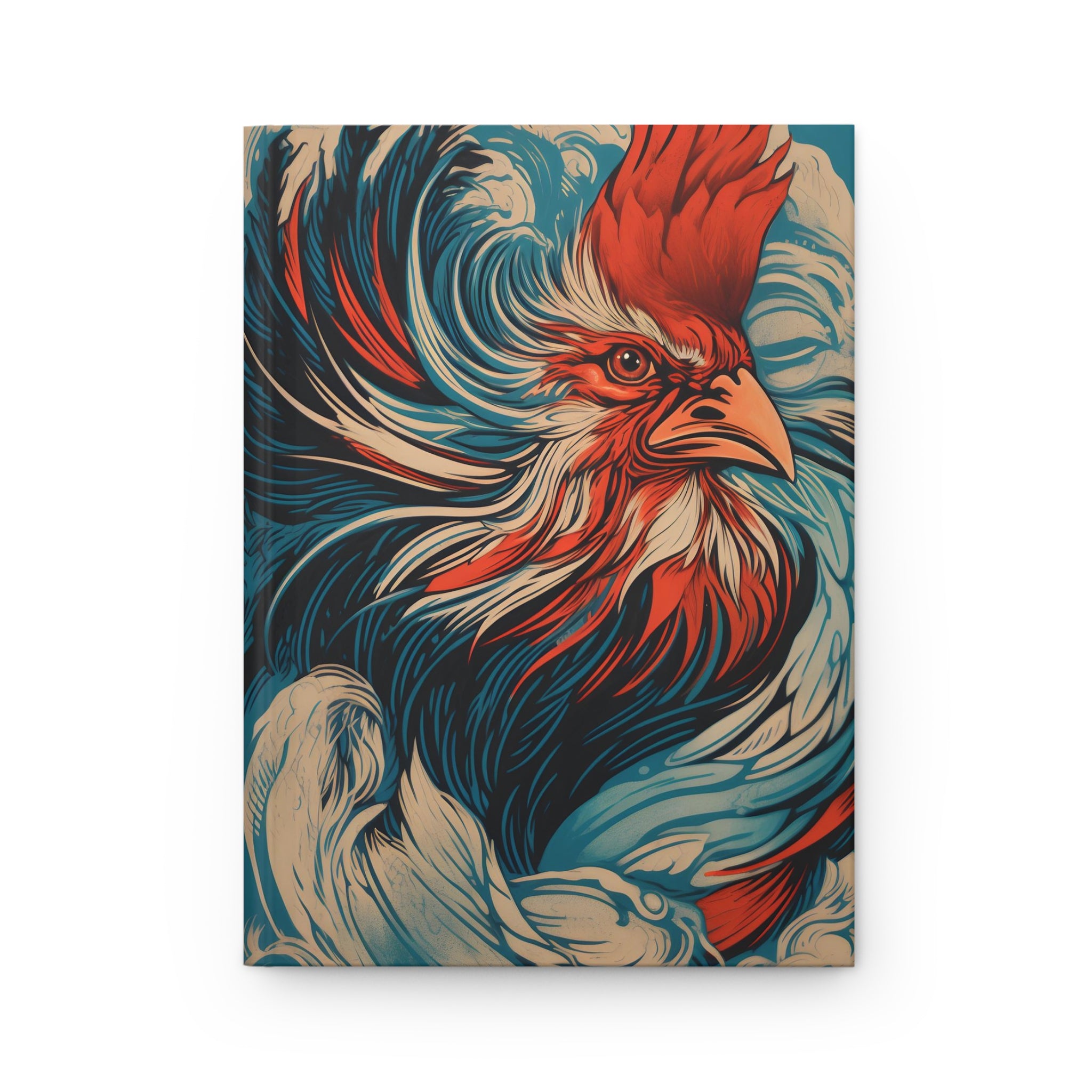 FNKY Rooster Hard Cover Notebook or Journal (Back to School / Gratitude / Manifesting Journal)