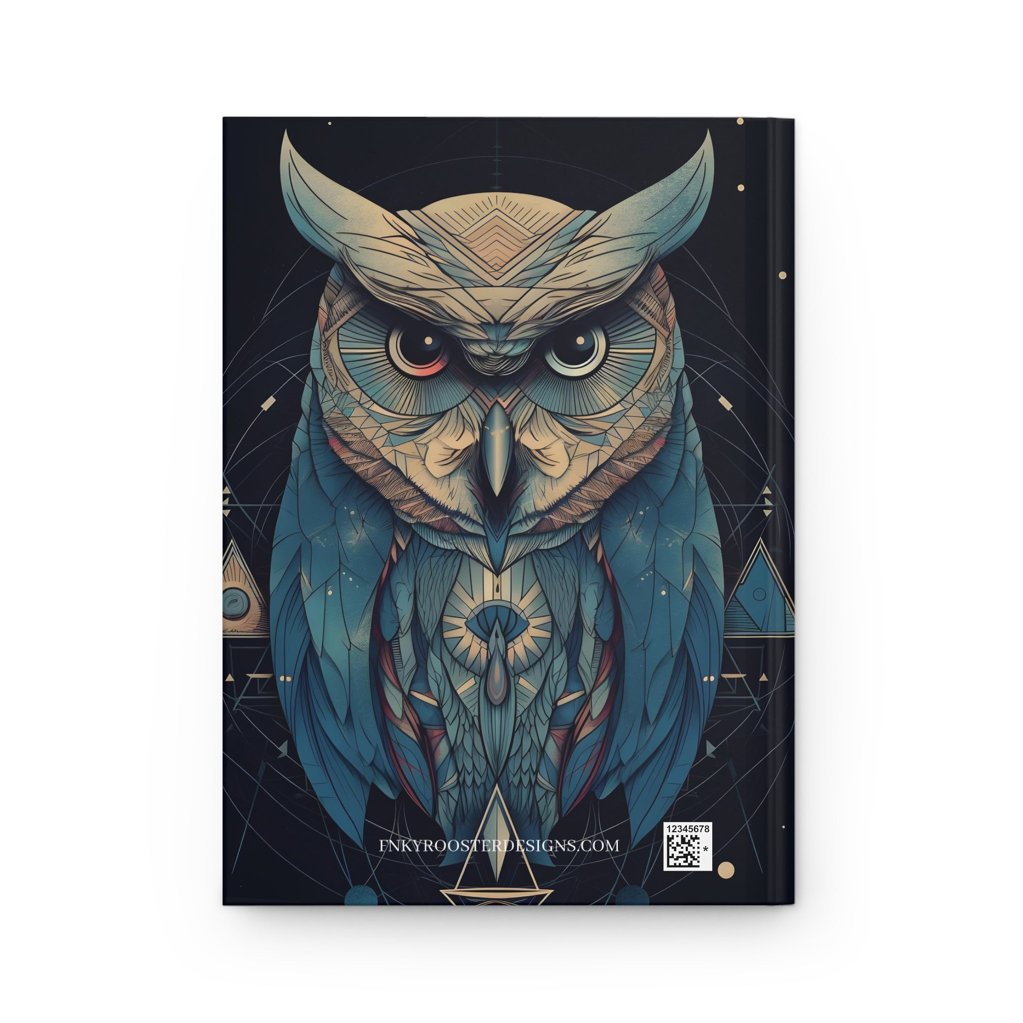 OWL Hardcover Journal Sacred Geometric  (Back to School / Gratitude / Manifesting Journal)