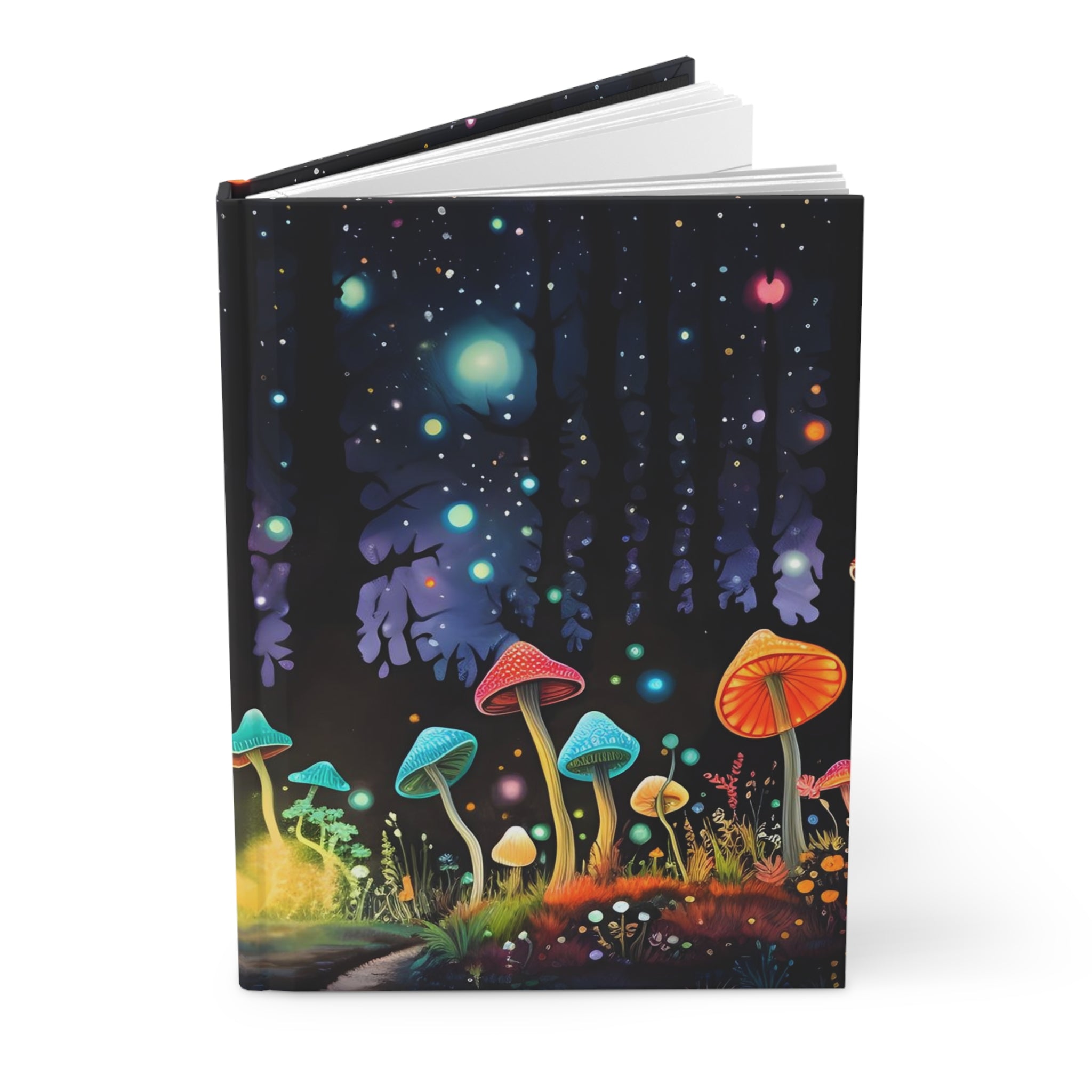 Mushroom Journal Hardcover Matte Notebook (Gratitude / Manifesting / Affirmation)