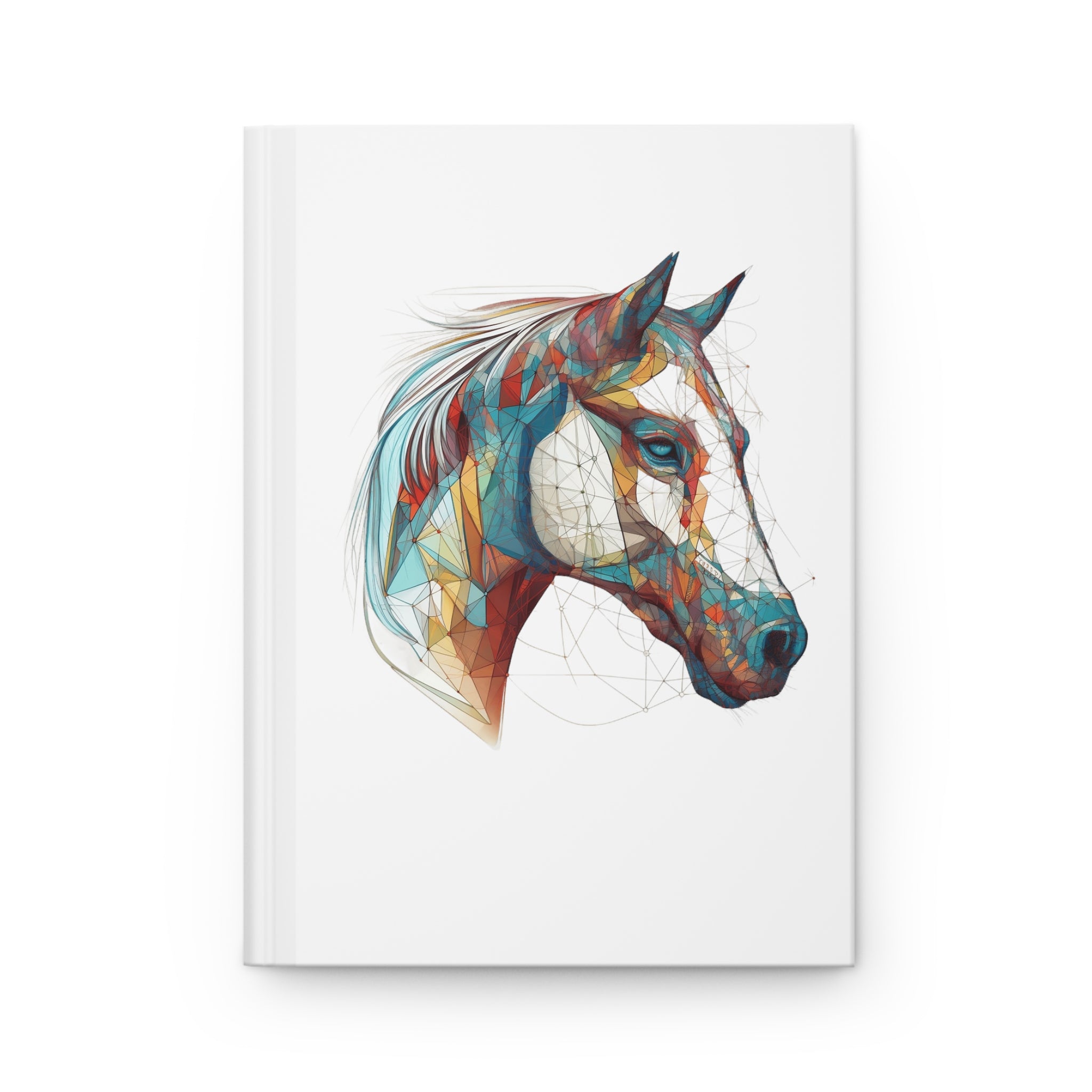 Sacred Geometric Horse Hardcover Journal (Back to School / Gratitude / Manifesting Journal)