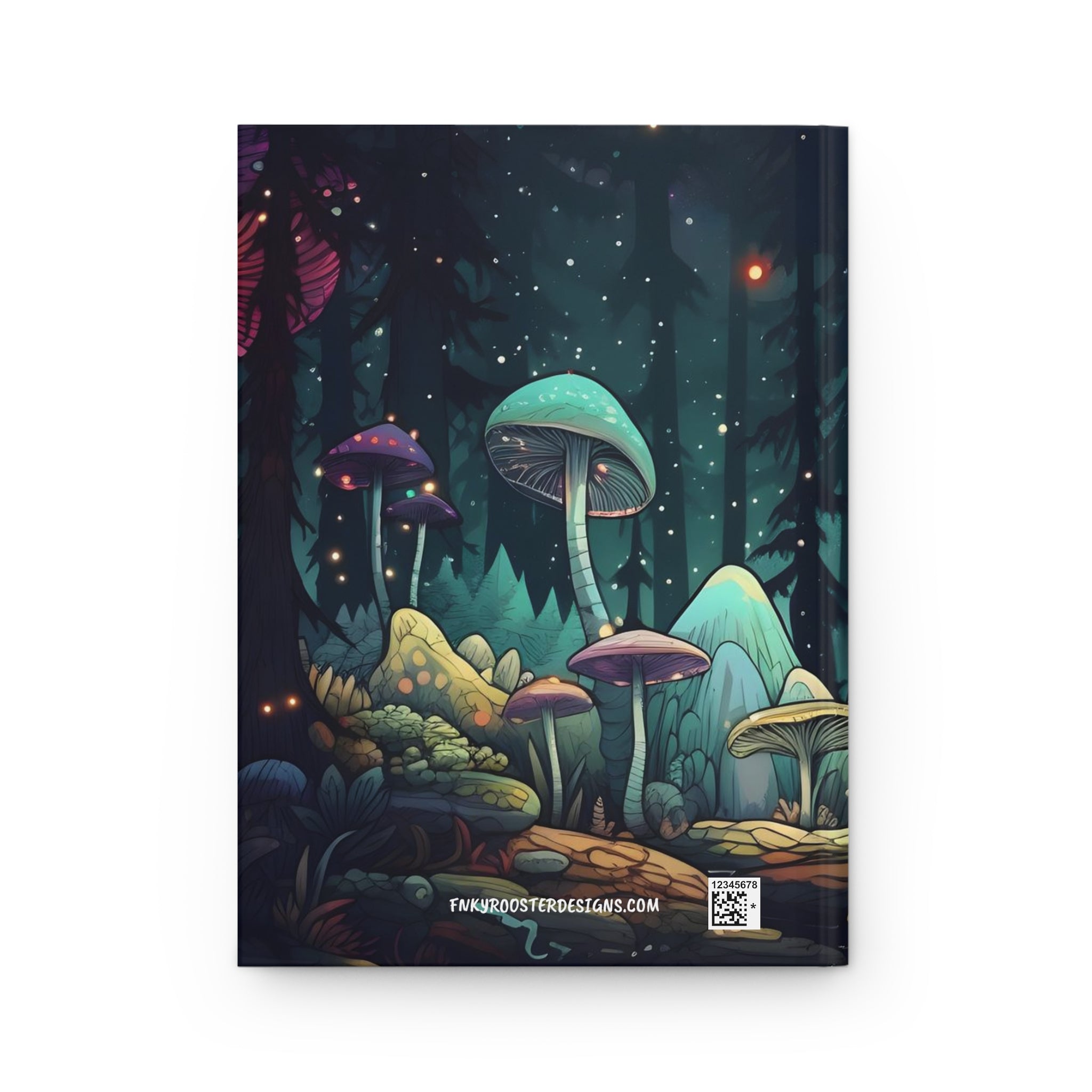 Mushroom Journal Hardcover Matte Notebook (Gratitude / Manifesting / Affirmation)