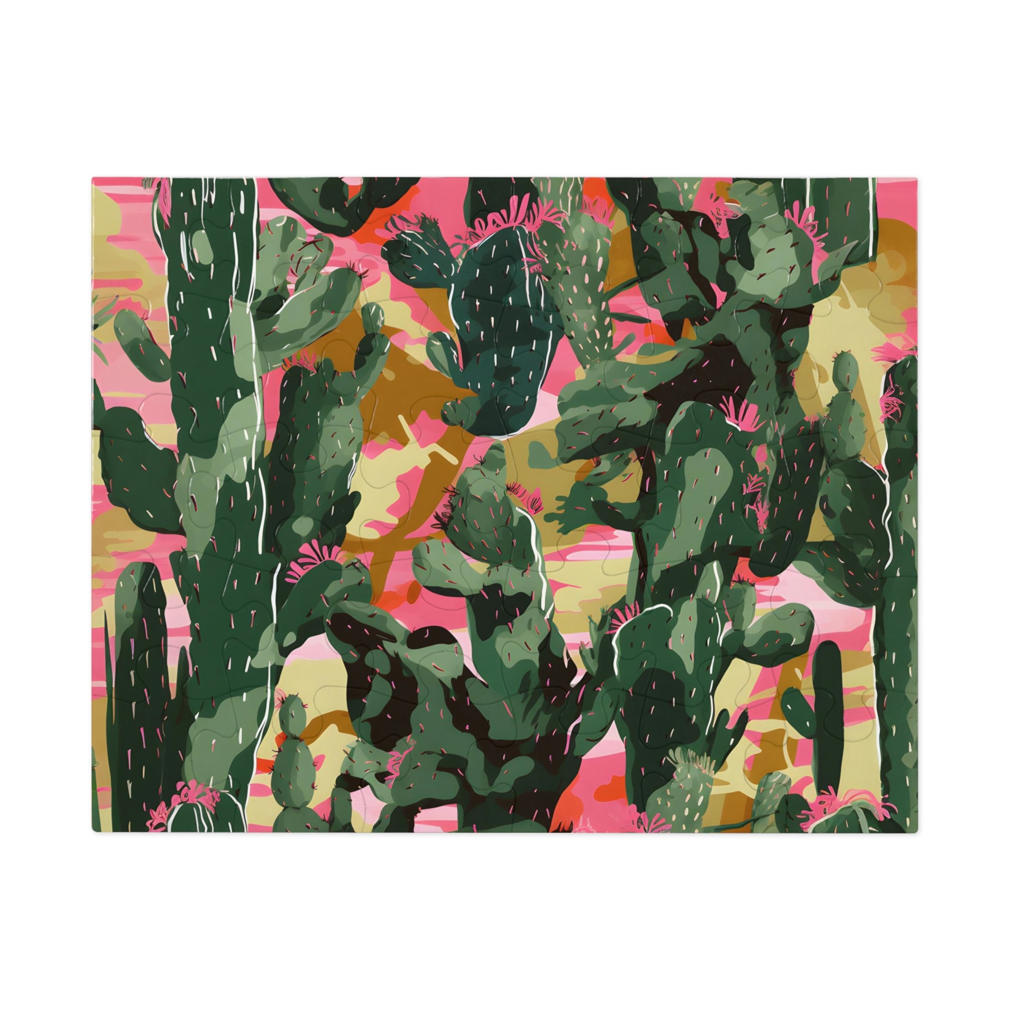 Desert Camouflage Jigsaw Puzzle: Choose Your Challenge with 30 to 1000 Pieces - Ships in Gift-Ready Metal Tin