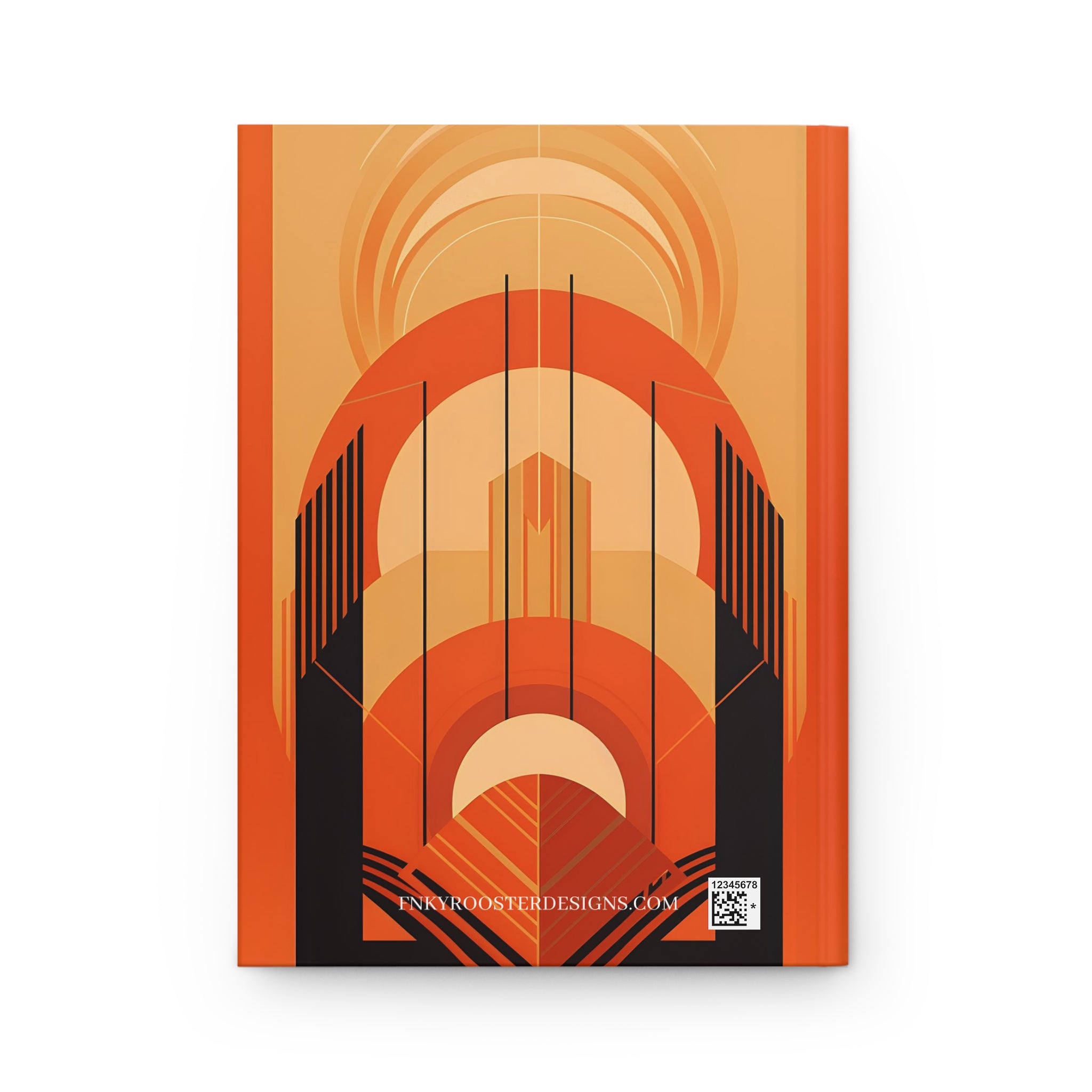 Art Deco Rule-Lined Hardcover Journal (Back to School / Gratitude / Manifesting Journal)