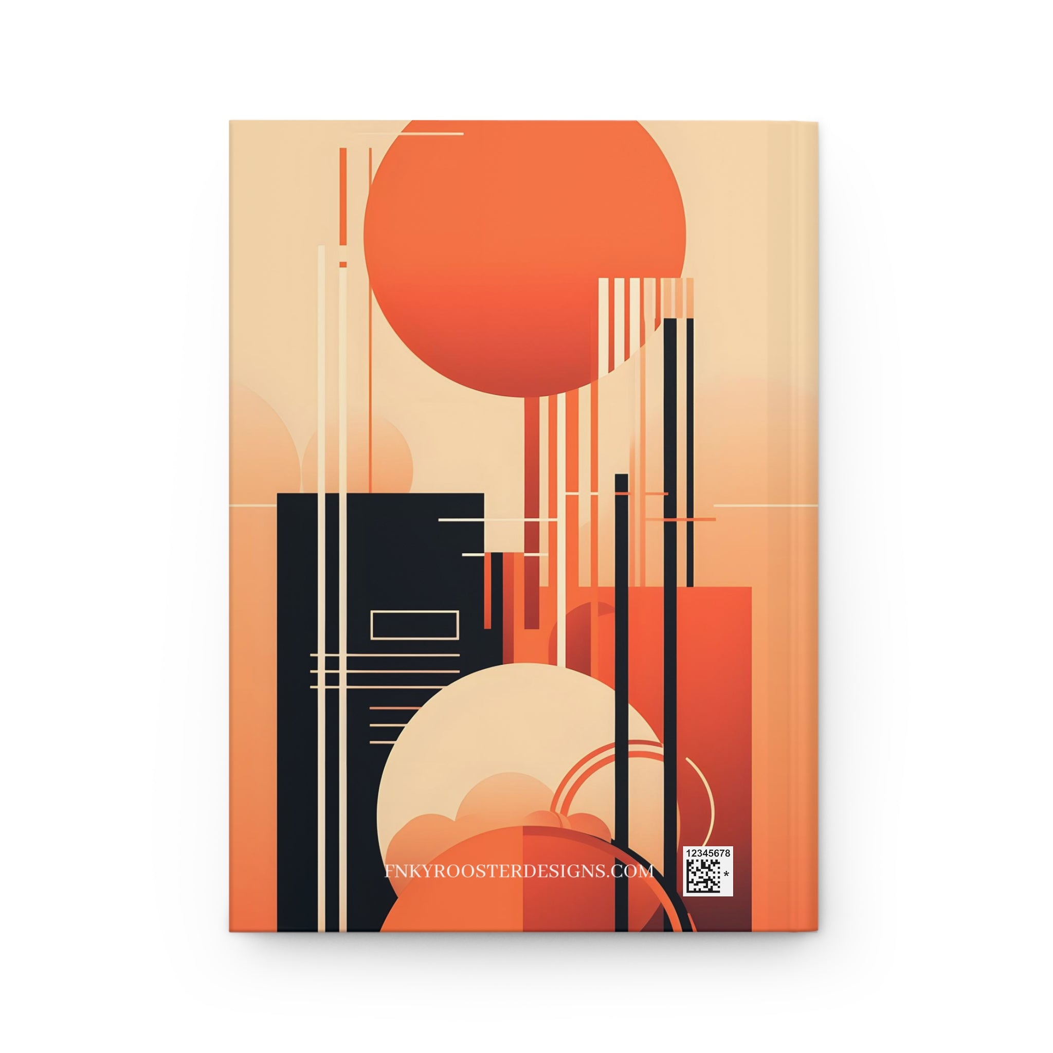 Art Deco Rule-Lined Hardcover Journal (Back to School / Gratitude / Manifesting Journal)