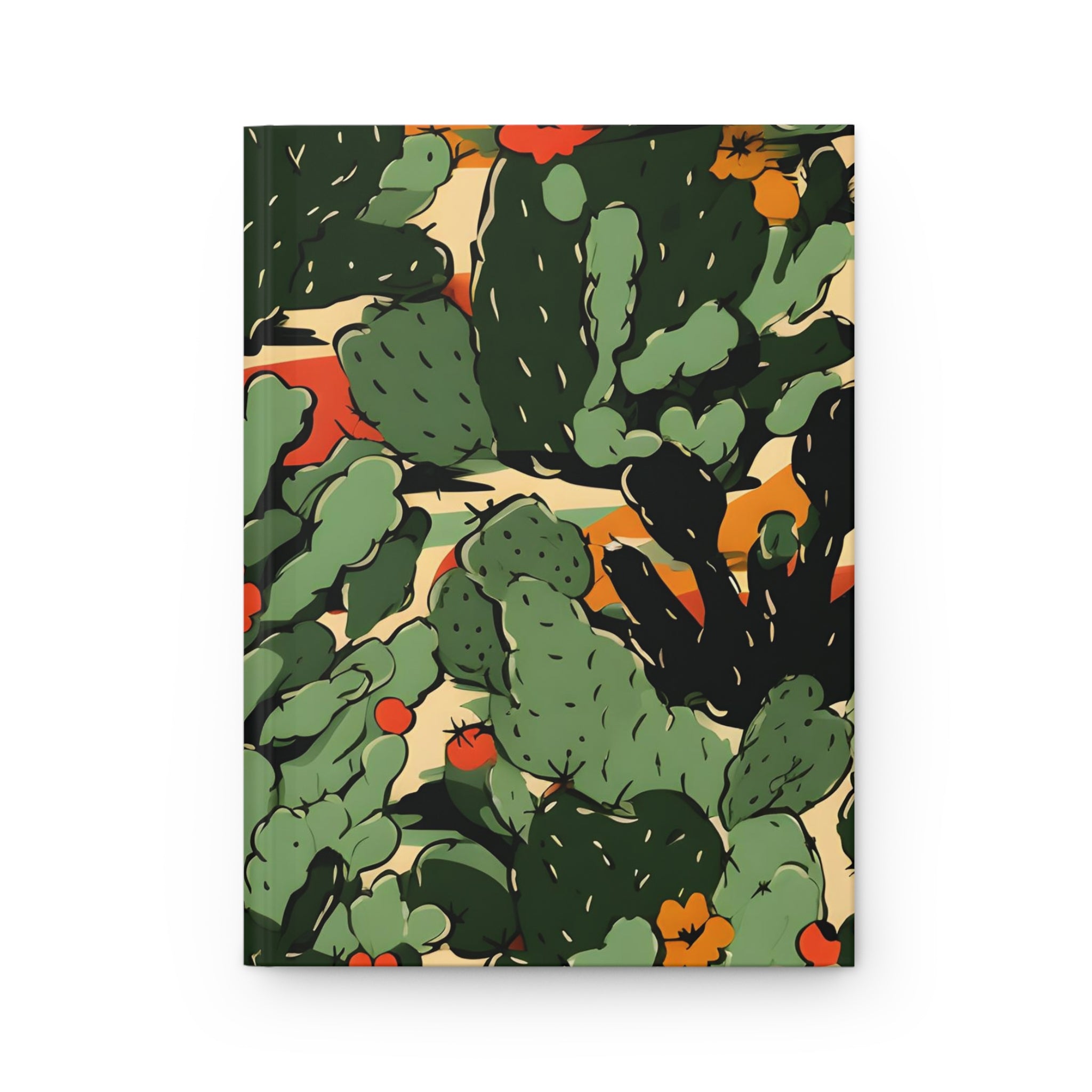 Desert Camouflage Hardcover Journal - Lined/Blank Pages - Military Style Notebook - Tactical Diary - Gift for Veterans, Outdoor Enthusiasts