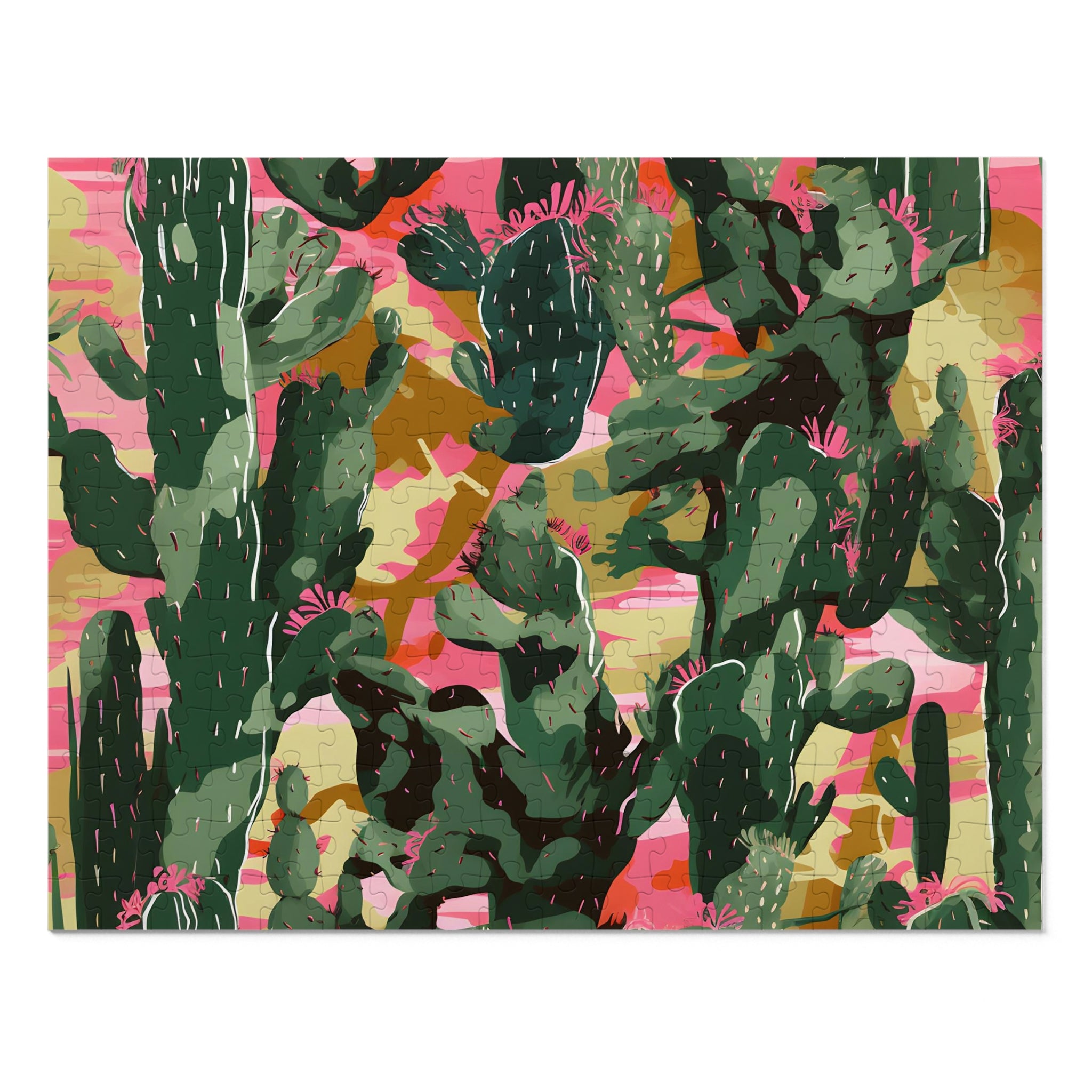 Desert Camouflage Jigsaw Puzzle: Choose Your Challenge with 30 to 1000 Pieces - Ships in Gift-Ready Metal Tin