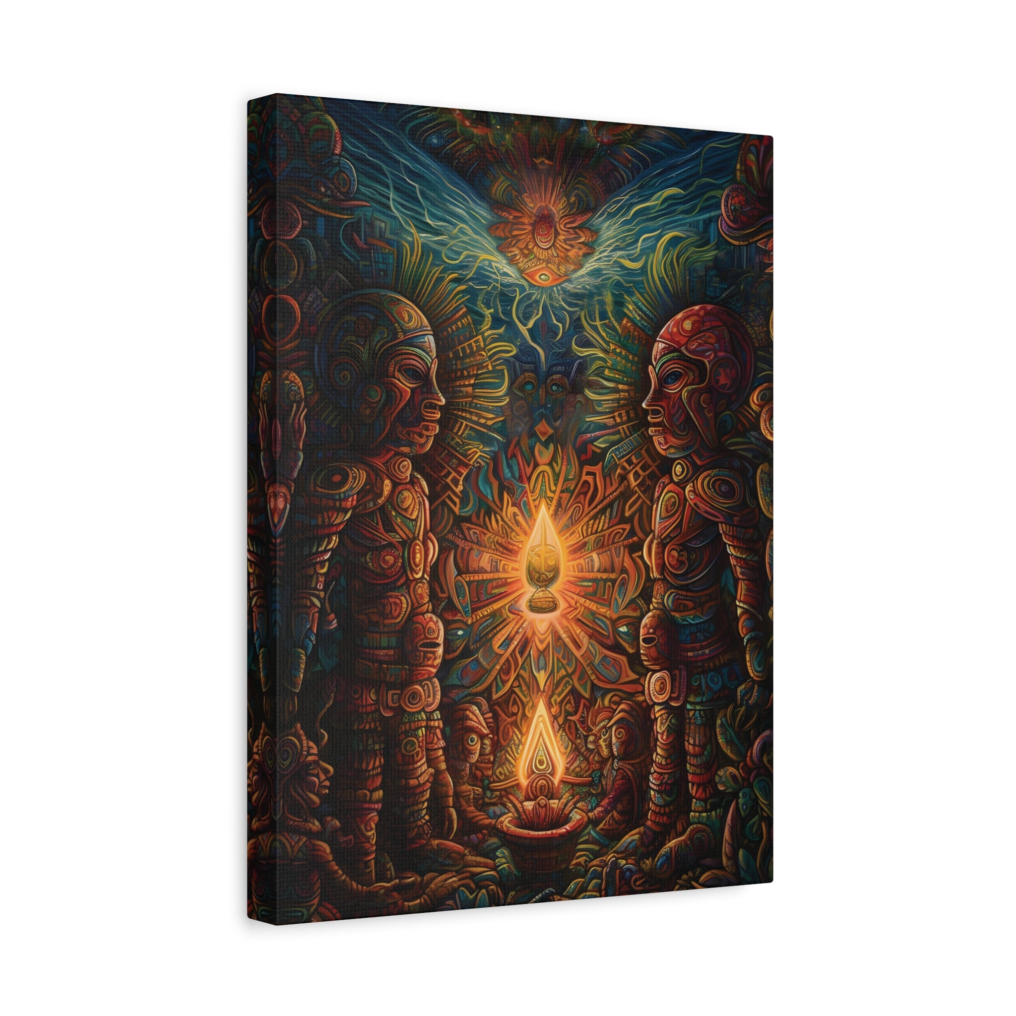 Teachers of the Light #2 Canvas Print - Spiritual Wall Art  Canvas Stretched, 1.25'' (Series 2)