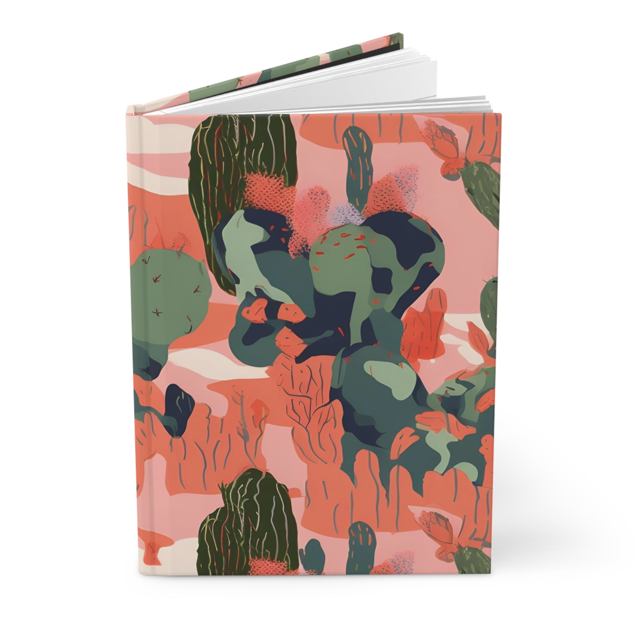 Desert Camouflage Hardcover Journal - Lined/Blank Pages - Military Style Notebook - Tactical Diary - Gift for Veterans, Outdoor Enthusiasts