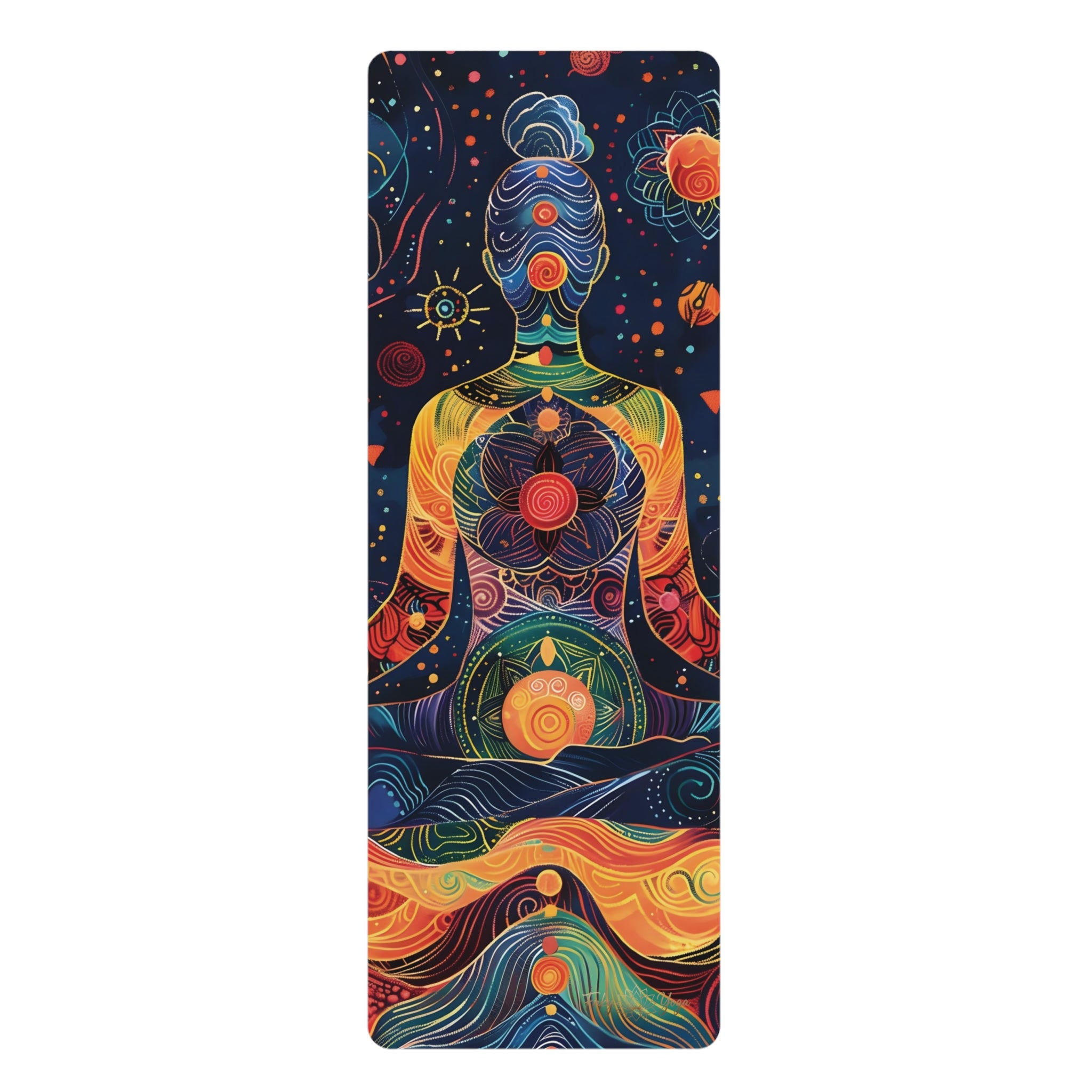 Chakra Meditation microfiber Yoga Mat