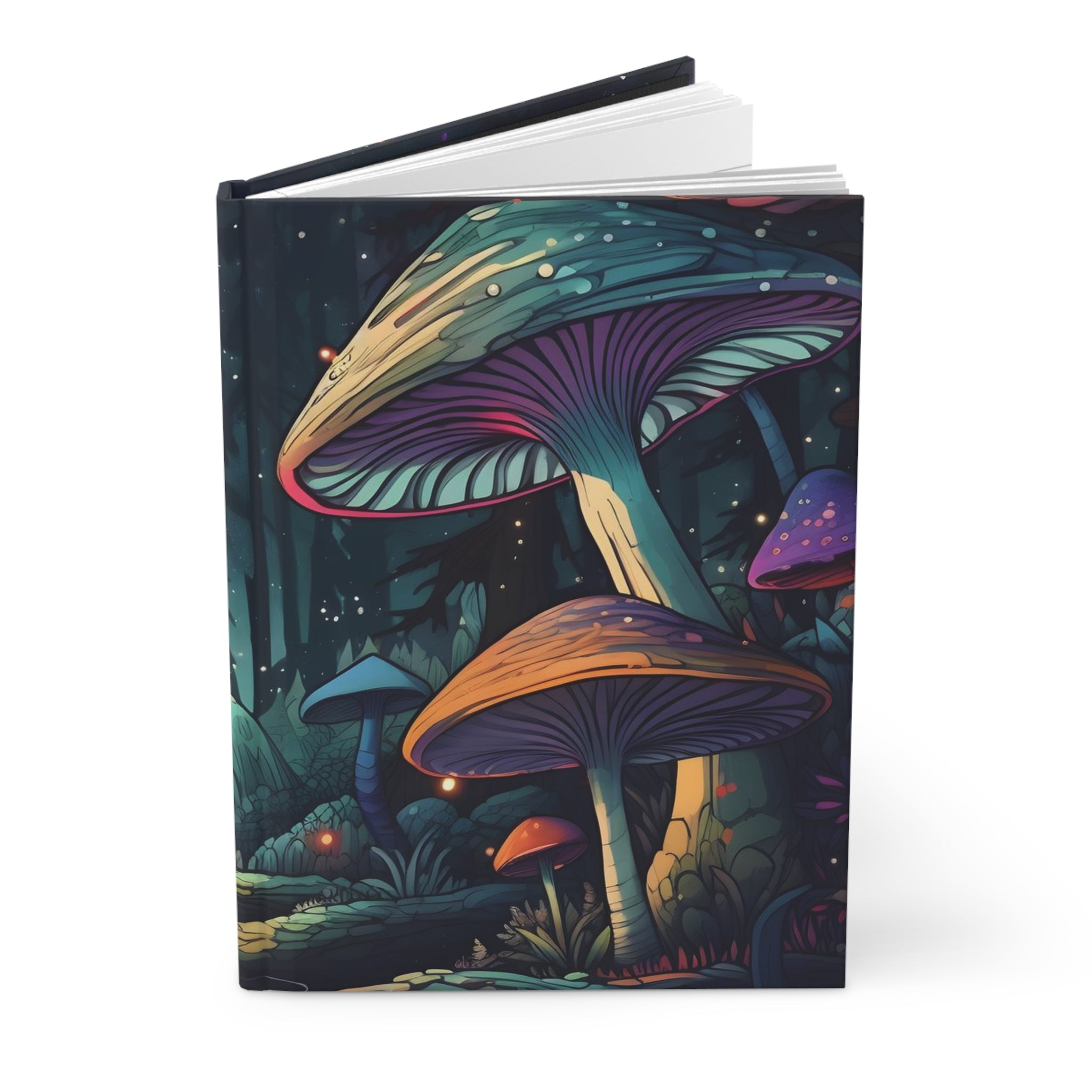 Mushroom Journal Hardcover Matte Notebook (Gratitude / Manifesting / Affirmation)