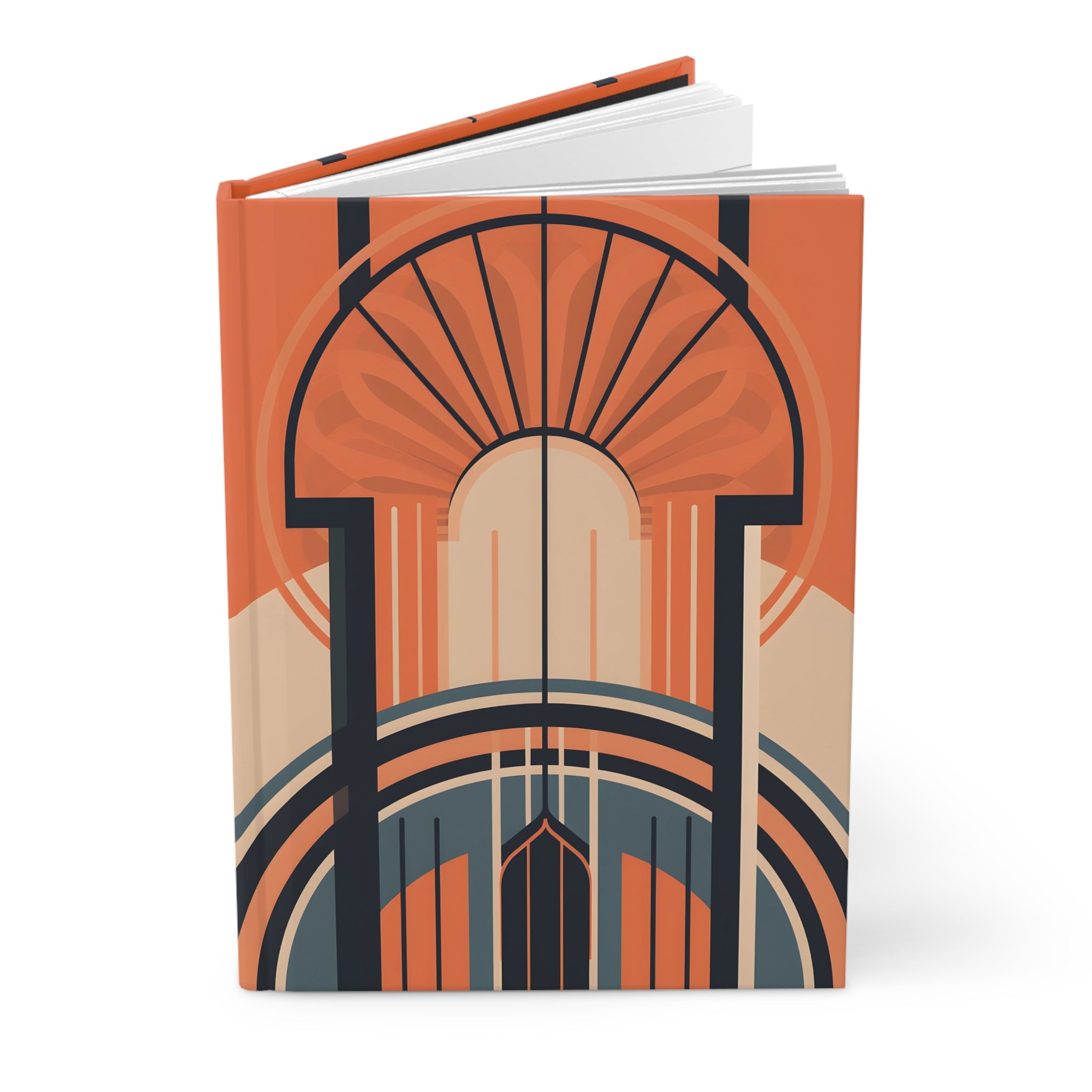 Art Deco Rule-Lined Hardcover Journal (Back to School / Gratitude / Manifesting Journal)
