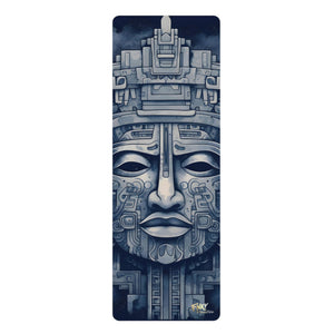 Ancient Mayan Design Yoga Mat Perfect for Vinyasa, Ashtanga, Pilates & Home Workouts - FNKY ROOSTER DESIGNS