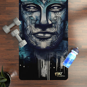 Ancient Mayan Design Yoga Mat Perfect for Vinyasa, Ashtanga, Pilates & Home Workouts - FNKY ROOSTER DESIGNS