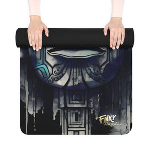 Ancient Mayan Design Yoga Mat Perfect for Vinyasa, Ashtanga, Pilates & Home Workouts - FNKY ROOSTER DESIGNS