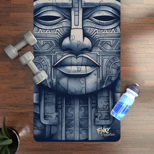 Ancient Mayan Yoga Mat Perfect for Vinyasa, Ashtanga, Pilates & Home Workouts - FNKY ROOSTER DESIGNS