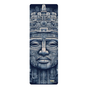 Ancient Mayan Yoga Mat Perfect for Vinyasa, Ashtanga, Pilates & Home Workouts - FNKY ROOSTER DESIGNS