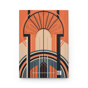 Art Deco Rule - Lined Hardcover Journal (Back to School / Gratitude / Manifesting Journal) - FNKY ROOSTER DESIGNS