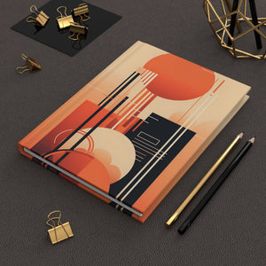 Art Deco Rule - Lined Hardcover Journal (Back to School / Gratitude / Manifesting Journal) - FNKY ROOSTER DESIGNS