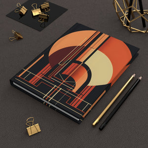 Art Deco Rule - Lined Hardcover Journal (Back to School / Gratitude / Manifesting Journal) - FNKY ROOSTER DESIGNS