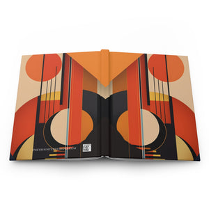 Art Deco Rule - Lined Hardcover Journal (Back to School / Gratitude / Manifesting Journal) - FNKY ROOSTER DESIGNS