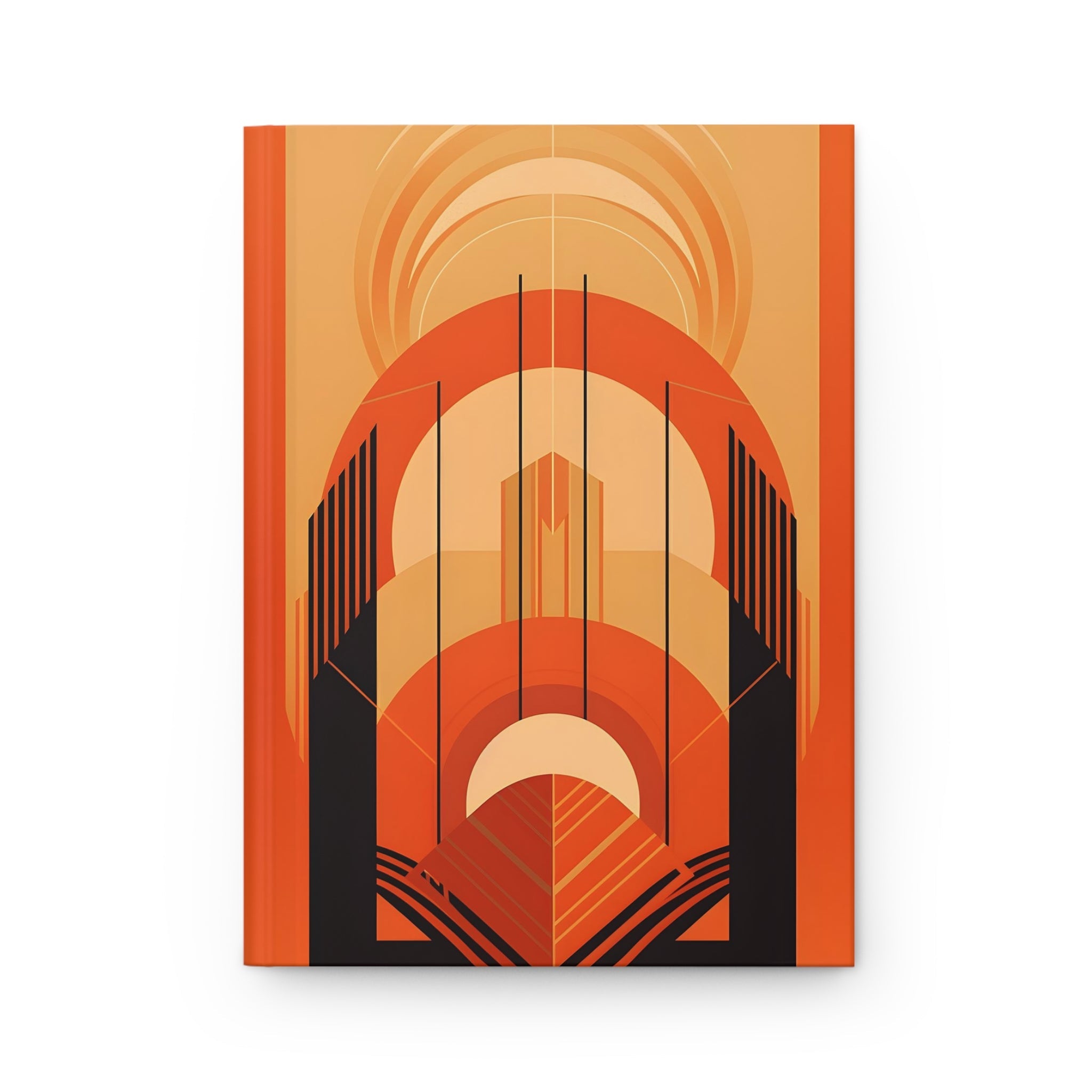 Art Deco Rule - Lined Hardcover Journal (Back to School / Gratitude / Manifesting Journal) - FNKY ROOSTER DESIGNS
