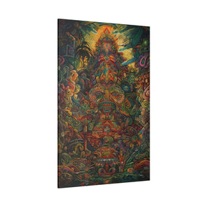 Ayahuasca Plant Medicine Peruvian Art Inspired Sacred Vision Canvas Print - Spiritual Wall Art .75" Canvas - FNKY ROOSTER DESIGNS