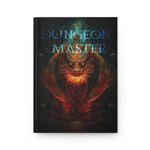 Black Dragon Dungeon Master Fantasy lover Notebook