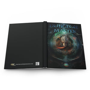 Black Dragon Dungeon Master Fantasy lover Notebook perfect companion for D&D - FNKY ROOSTER DESIGNS
