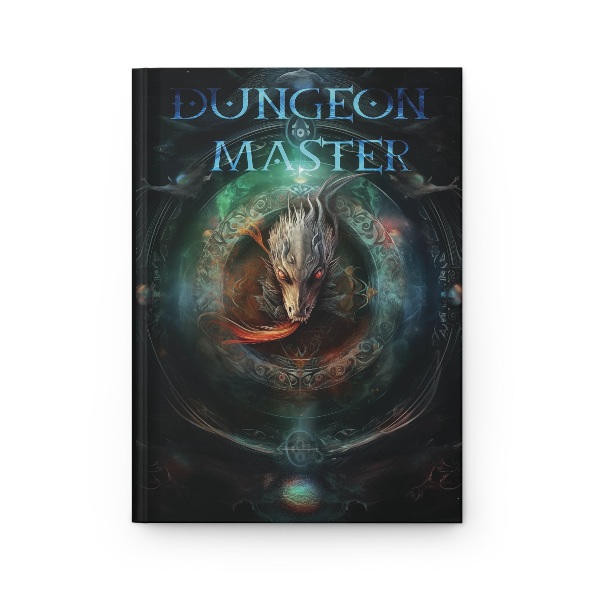 Black Dragon Dungeon Master Fantasy lover Notebook perfect companion for D&D - FNKY ROOSTER DESIGNS