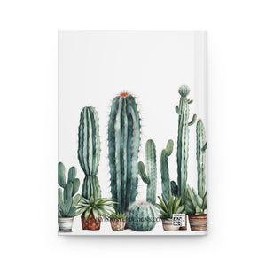 Cactus Hardcover Journal (Back to School / Gratitude / Manifesting Journal) - FNKY ROOSTER DESIGNS