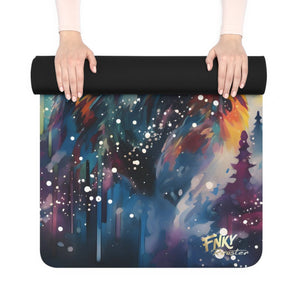 Cosmic Bear Yoga Mat Perfect for Vinyasa, Ashtanga, Pilates & Home Workouts - FNKY ROOSTER DESIGNS