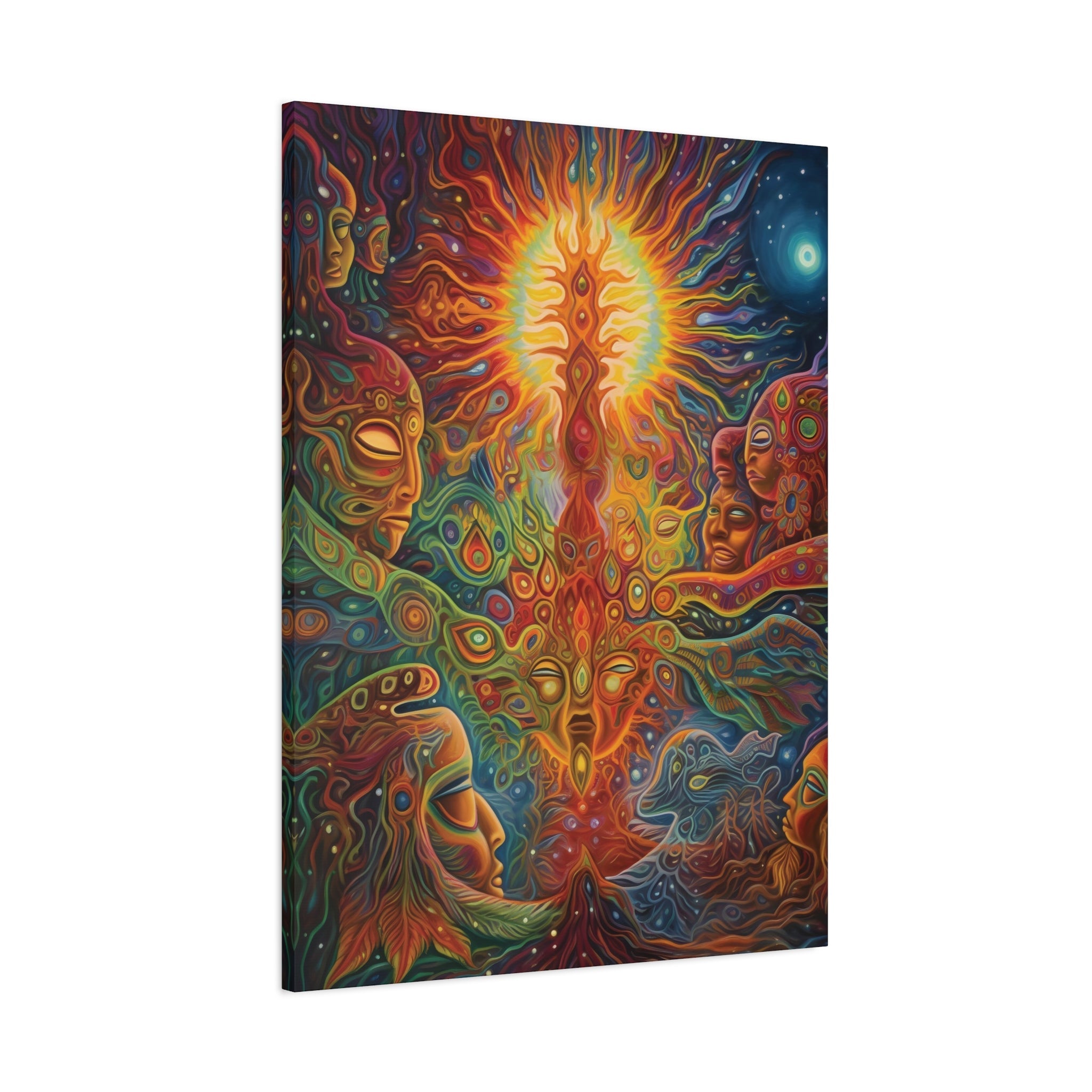 Created in Light - Ayahuasca Sacred Vision Canvas Print - Matte Canvas, Stretched, 1.25" (Series 2) - FNKY ROOSTER DESIGNS