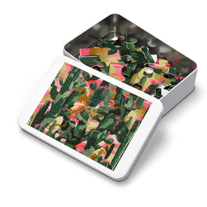 Desert Camouflage Jigsaw Puzzle: Choose Your Challenge with 30 to 1000 Pieces - Ships in Gift - Ready Metal Tin - FNKY ROOSTER DESIGNS