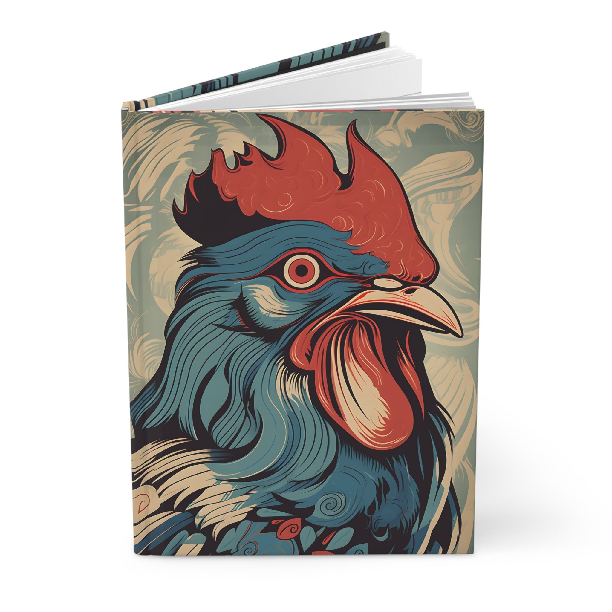 FNKY Rooster Hard Cover Hardcover Journal - FNKY ROOSTER DESIGNS