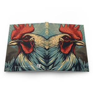 FNKY Rooster Hard Cover Notebook or Journal (Back to School / Gratitude / Manifesting Journal) - FNKY ROOSTER DESIGNS