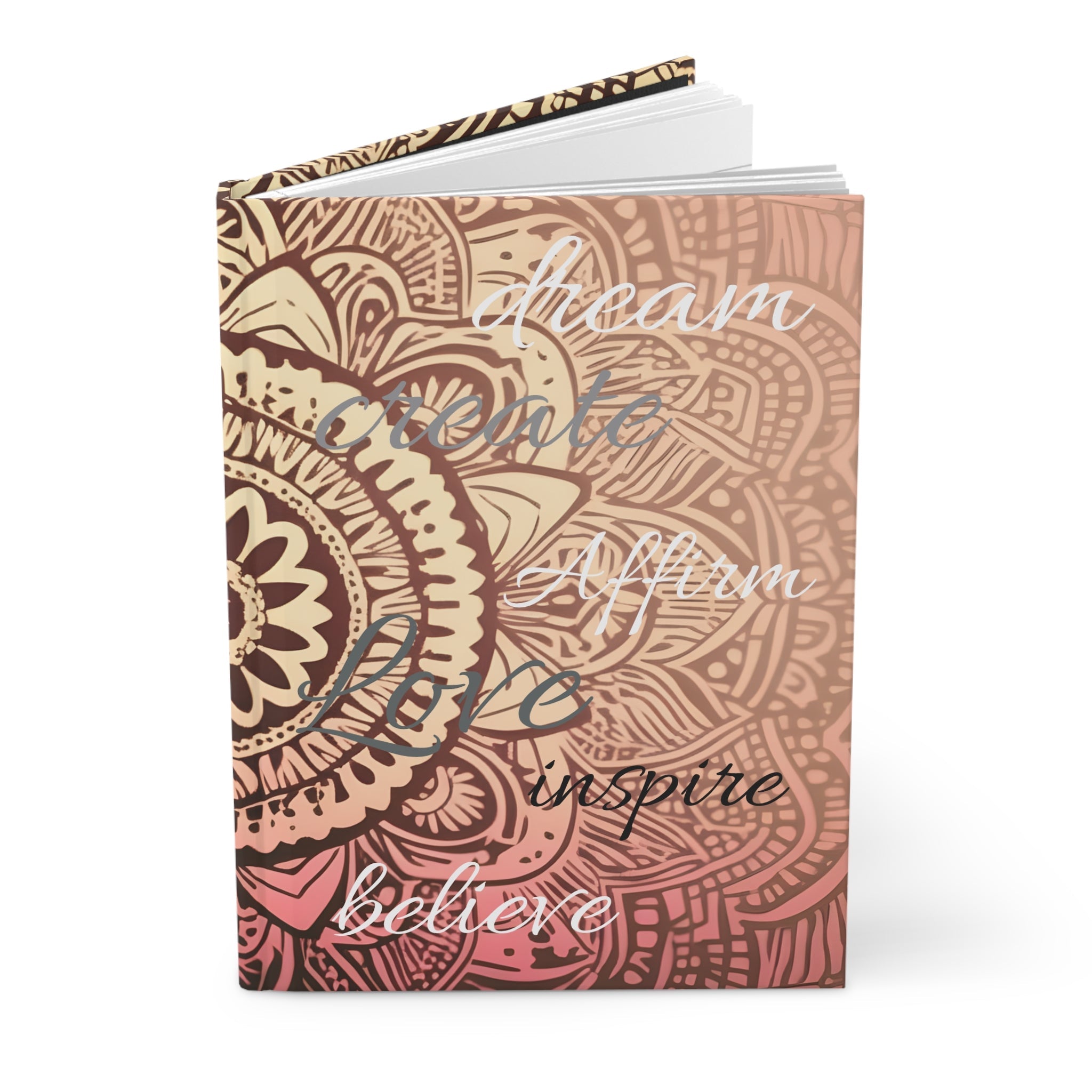 Golden Mandala Positivity Journal: Your Go - To Gratitude and Inspiration Journal - FNKY ROOSTER DESIGNS