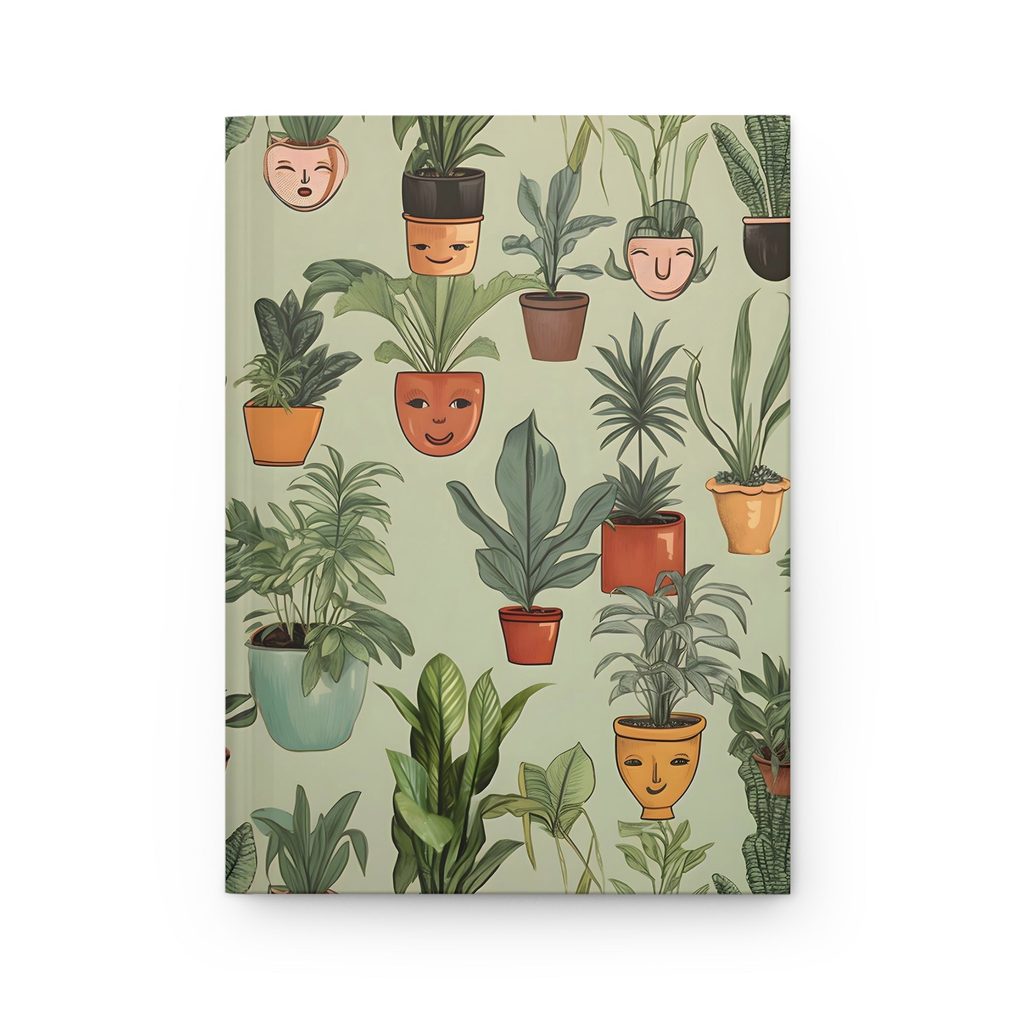 Happy Cactus Hardcover Journal (Back to School / Gratitude / Manifesting Journal) - FNKY ROOSTER DESIGNS