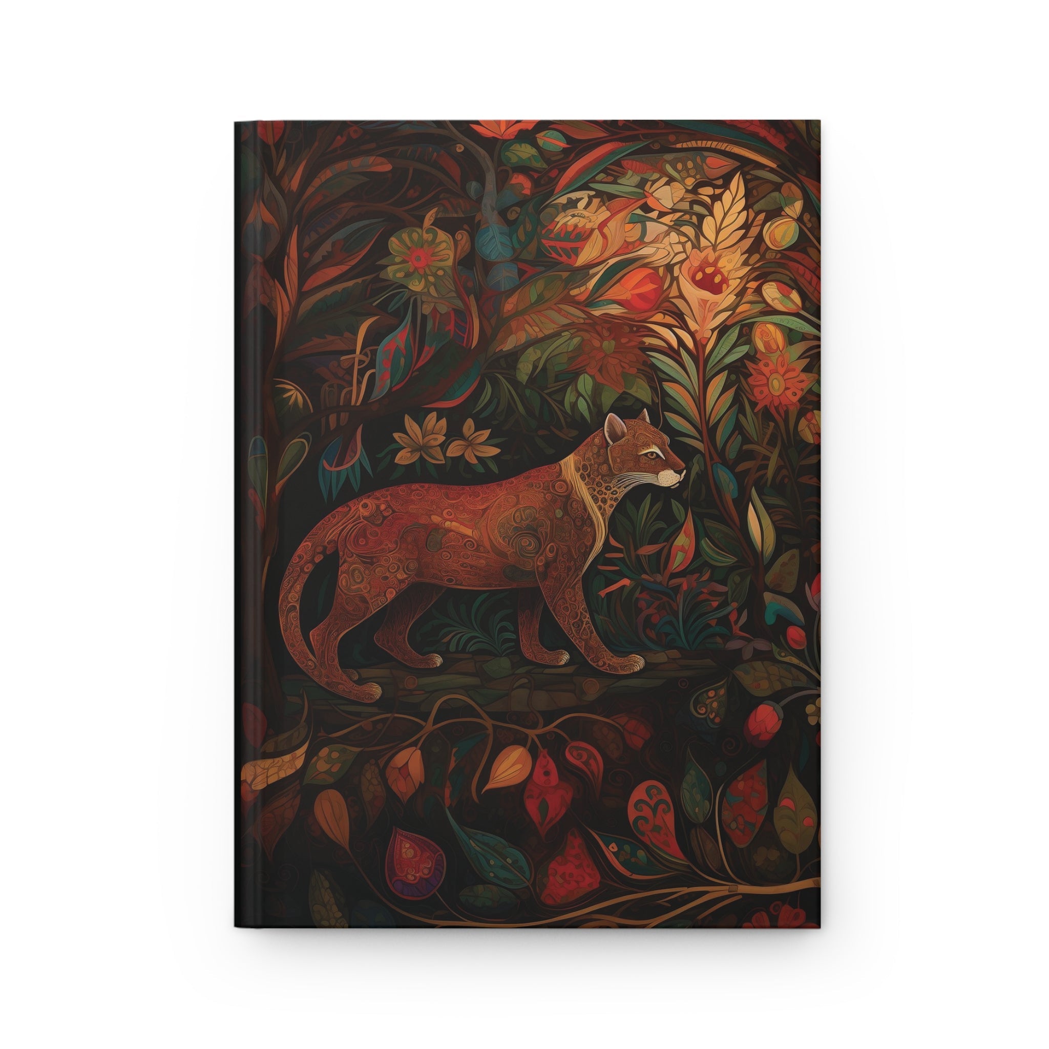 Jungle Puma Hardcover Journal - FNKY ROOSTER DESIGNS
