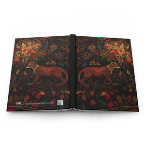 Jungle Puma Hardcover Journal - FNKY ROOSTER DESIGNS