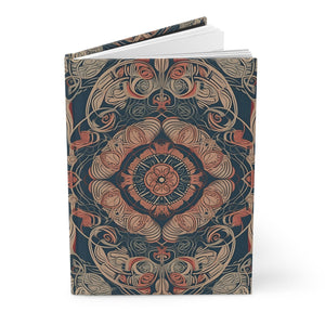 Midnight Camp Chronicles: Ornamental Echoes Hard Cover Notebook or Journal (Back to School / Gratitude / Manifesting Journal) - FNKY ROOSTER DESIGNS