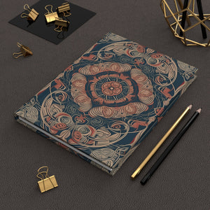 Midnight Camp Chronicles: Ornamental Echoes Hard Cover Notebook or Journal (Back to School / Gratitude / Manifesting Journal) - FNKY ROOSTER DESIGNS