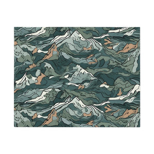 Mountain Camo Jigsaw Puzzle: Choose Your Challenge with 30 to 1000 Pieces - Ships in Gift - Ready Metal Tin - FNKY ROOSTER DESIGNS