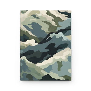 Mountain Camouflage Hardcover Journal - Ruled Pages - Outdoor Adventure Notebook - Hiking, Camping, Hunting Journal - Gift for Nature Lovers - FNKY ROOSTER DESIGNS